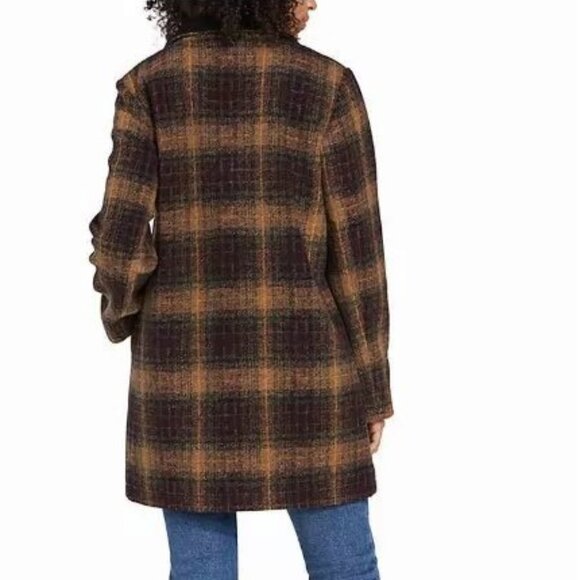 New Pendleton Ladies' Wool Blend Walker Coat new!!!! Plaid - Picture 5 of 5